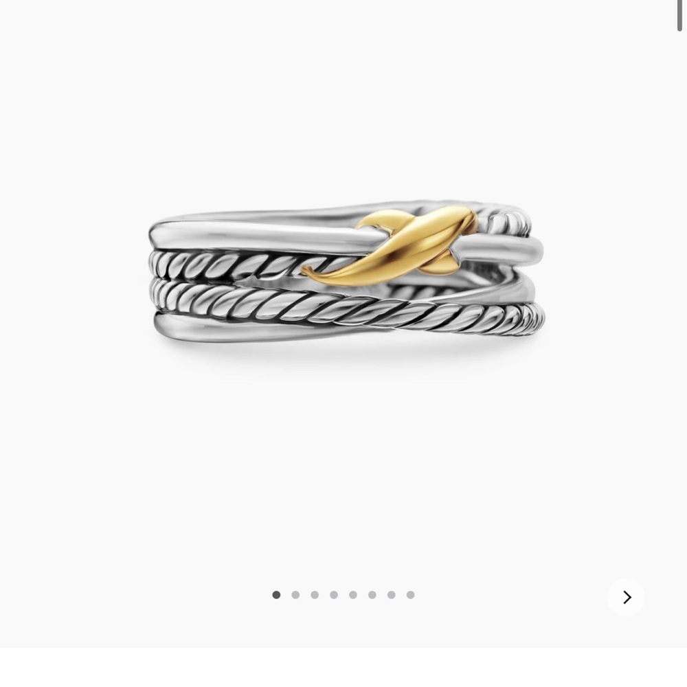 David Yurman X Crossover Ring 7.5